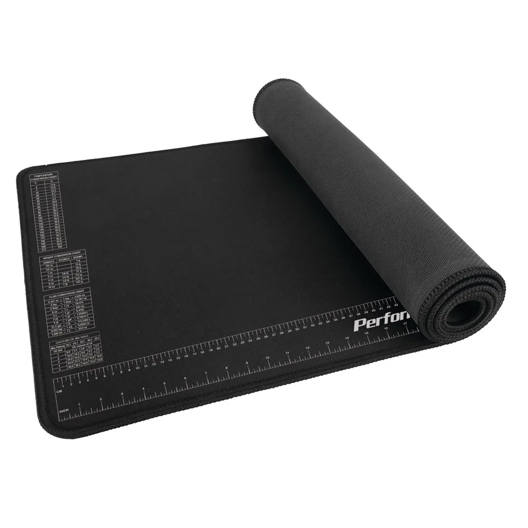 W88977 – PERFORM TOOL Work Mat, 16 Inch Width x 35-3/4 Inch Length x 1/8 Inch Thickness Black Neoprene Fully Stitched...